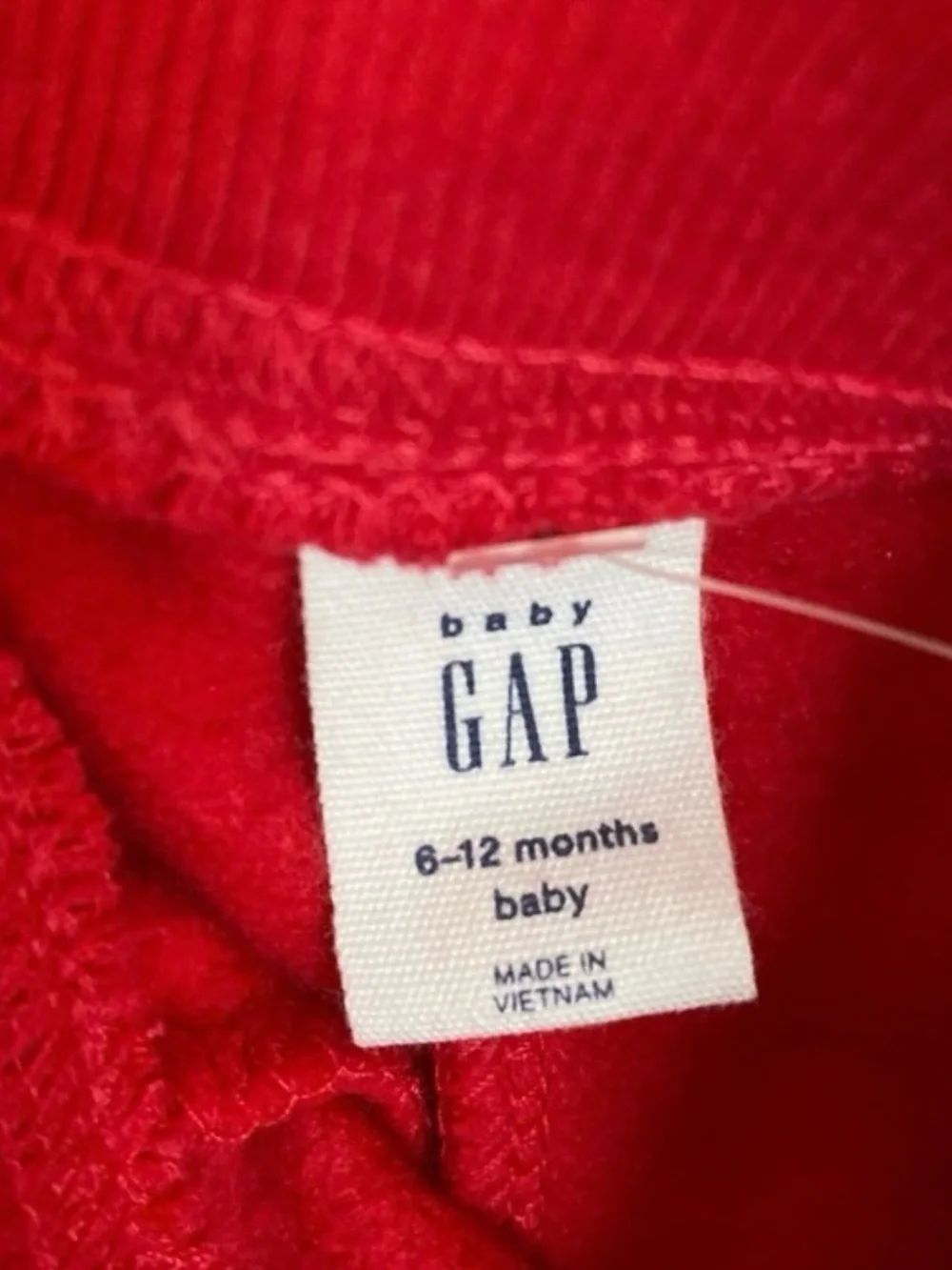 GAP Bright Red Toddler Drawstring Sweatpants